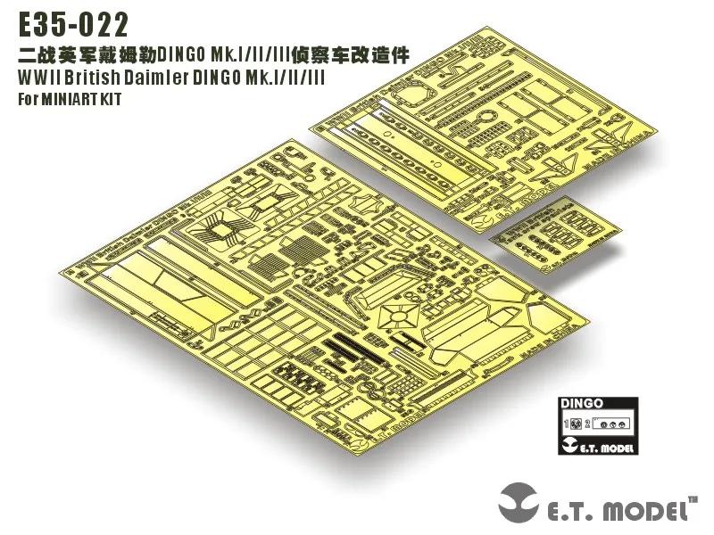 ̴ϾƮ ŰƮ ET  E35-022,  ӷ  Mk.I/II/III, 1/35   